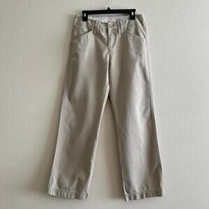 Lee beige easy pants button size 8